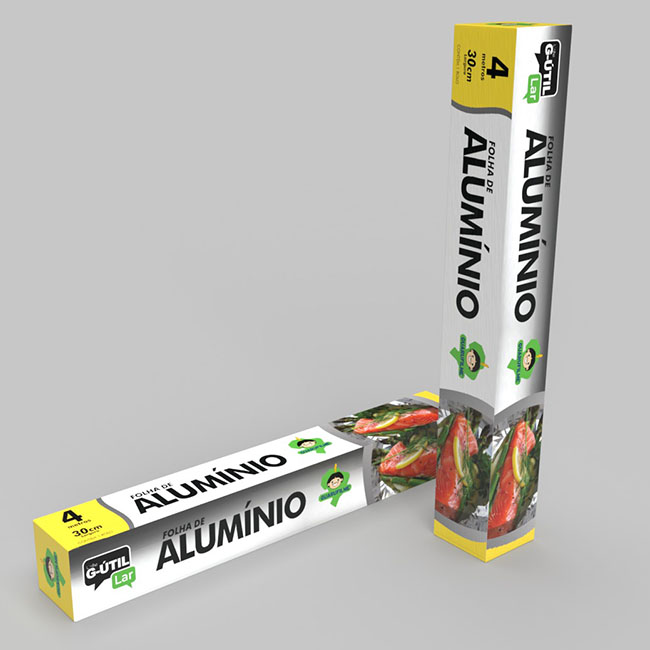 Folha de Alumínio 4x30cm